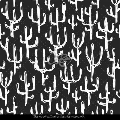 Papier peint Gravure sur bois du désert