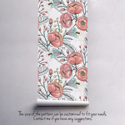 Papier peint Anémone d'automne