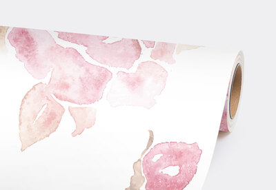 Papier peint adhésif Fleurs roses