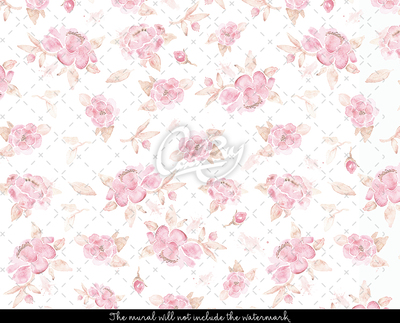 Papier peint adhésif Fleurs roses
