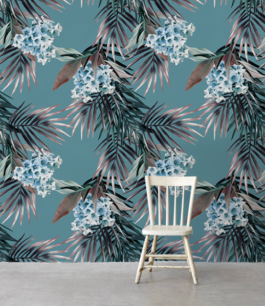 Tapisserie panoramique Jacinthe suspendue