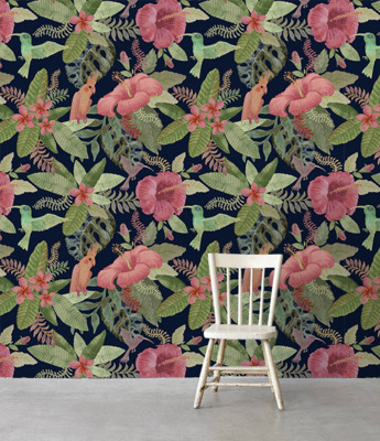 Papier peint Symphonie de fleurs