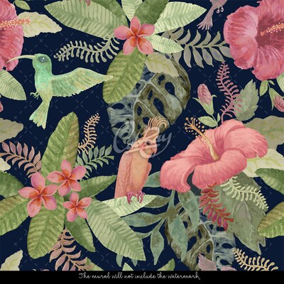 Papier peint Symphonie de fleurs