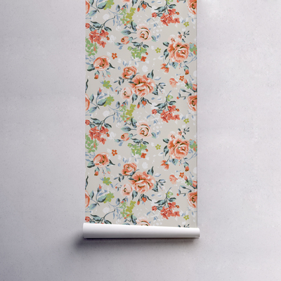 Papier peint panoramique Motif de rose