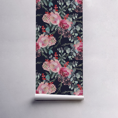 Tapisserie panoramique Composition florale