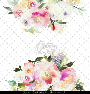 Tapisserie murale Bouquet de fleurs sauvages