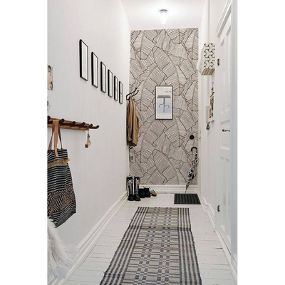 Tapisserie murale Belles feuilles brunes