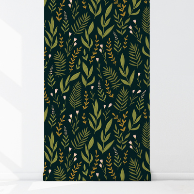 Papier peint adhésif Fleurs sauvages et herbes