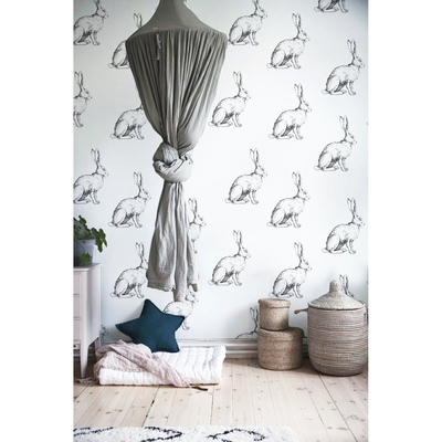 Papier peint Kick, Kick, Kick les lièvres se recommandent au mur
