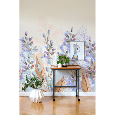 Tapisserie murale Folie des couleurs pastel