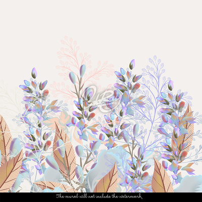 Tapisserie murale Folie des couleurs pastel