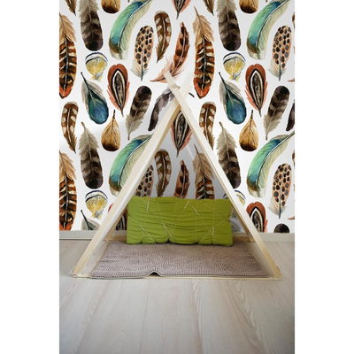 Tapisserie murale Quelqu'un ici a perdu une plume