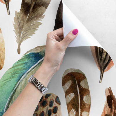 Tapisserie murale Quelqu'un ici a perdu une plume