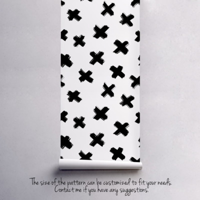 Tapisserie panoramique Tic-Tac-Toe