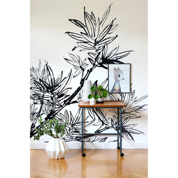 Papier peint adhésif Bambou noir