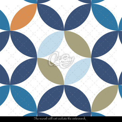 Papier peint Autour du cercle