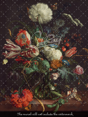Tapisserie murale Vase avec des fleurs