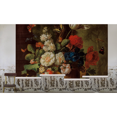 Papier peint Bouquet de fleurs baroques