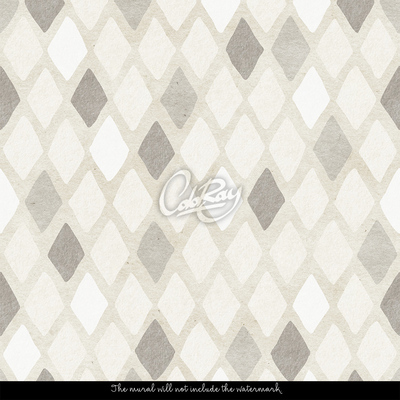 Tapisserie panoramique Une touche de classique, les losanges !