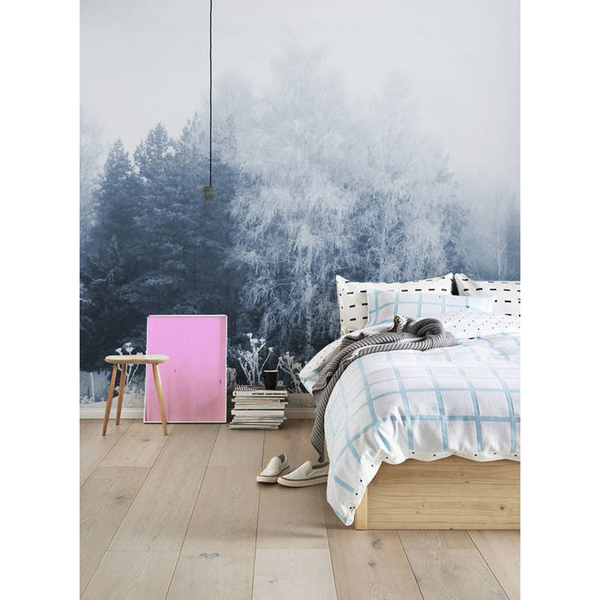 Papier peint adhésif Des arbres sous une couverture en duvet