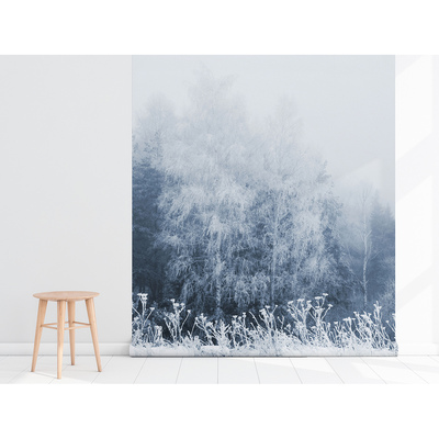 Papier peint adhésif Des arbres sous une couverture en duvet