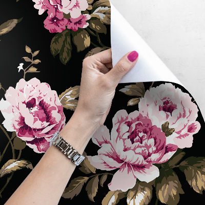 Tapisserie panoramique Roses Vintage Mystérieuses