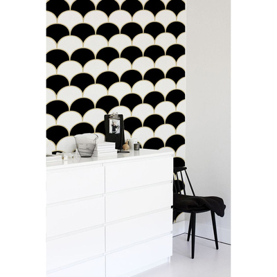 Tapisserie murale Noir et blanc