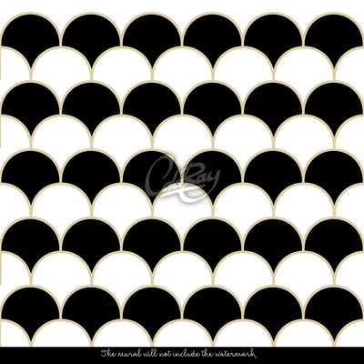Tapisserie murale Noir et blanc