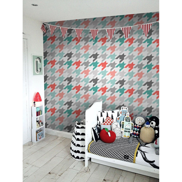 Tapisserie murale Ou peut-être pied-de-poule ?