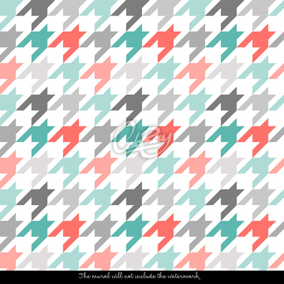 Tapisserie murale Ou peut-être pied-de-poule ?