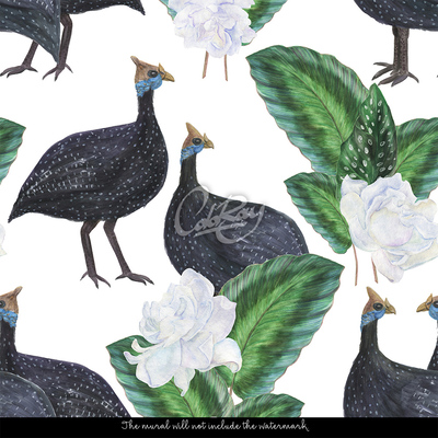 Papier peint Dans la faisanderie