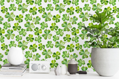 Papier peint adhésif Le bonheur à trois feuilles