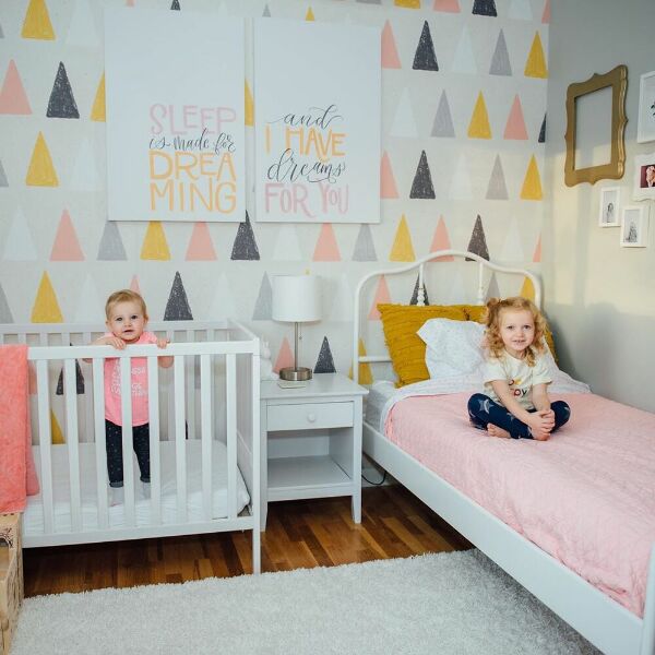 Tapisserie panoramique Fanions colorés