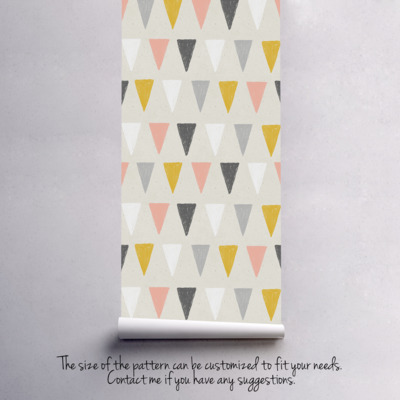 Tapisserie panoramique Fanions colorés