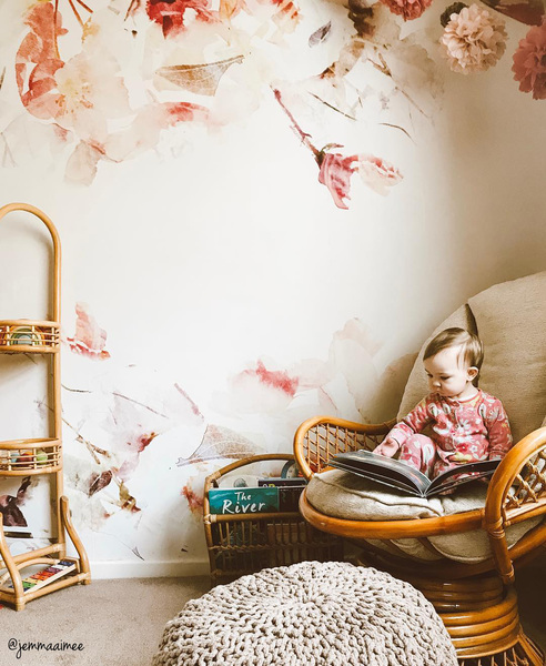 Papier peint adhésif Toucher de la rose