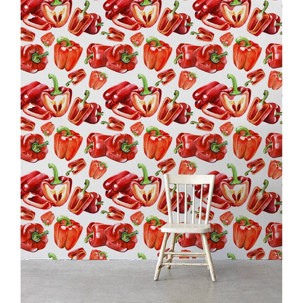 Tapisserie murale Poivrons juteux