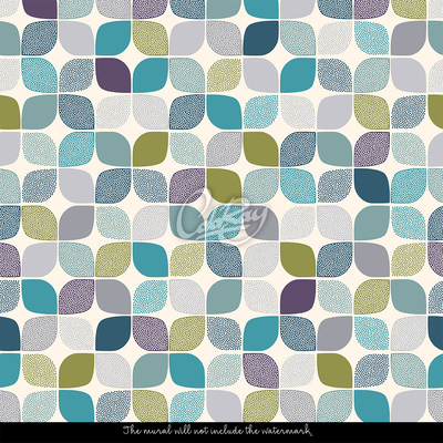 Tapisserie murale Kaléidoscope carrelé