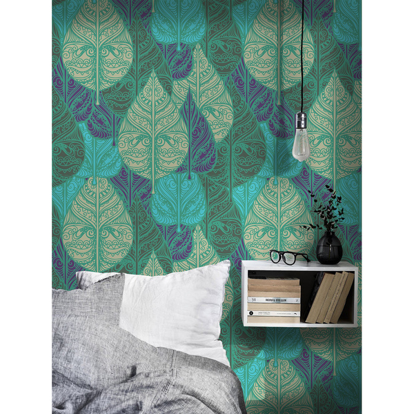 Papier peint La beauté orientale des feuilles