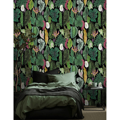 Papier peint adhésif Jungle tropicale la nuit