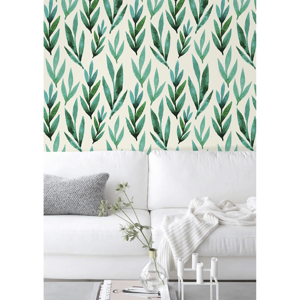 Tapisserie murale Feuilles de printemps