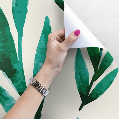 Tapisserie murale Feuilles de printemps