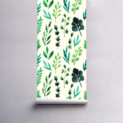 Papier peint adhésif Le charme de la végétation sauvage