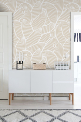 Papier peint Feuilles de muguet