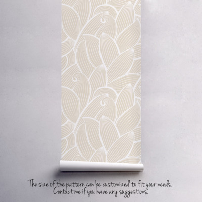 Papier peint Feuilles de muguet