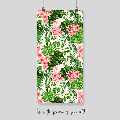 Papier peint Paradis des fleurs hawaïennes