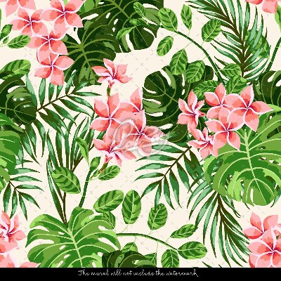 Papier peint Paradis des fleurs hawaïennes