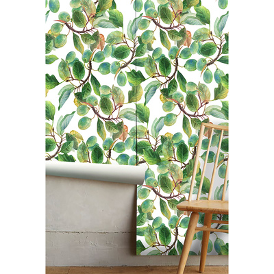 Papier peint Un verger plein de prunes