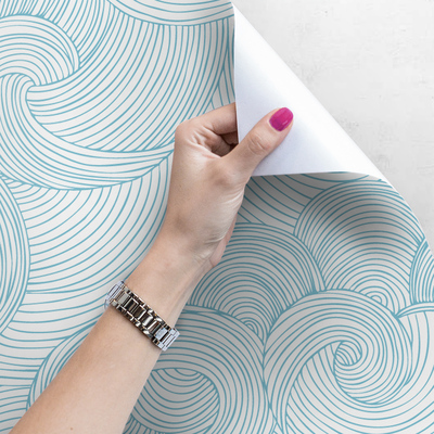 Papier peint Les vagues montantes de la mer du Japon