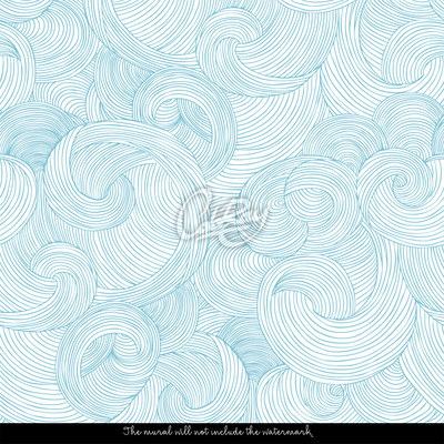 Papier peint Les vagues montantes de la mer du Japon
