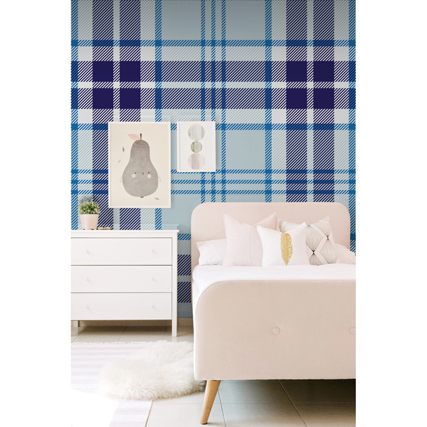 Tapisserie murale À carreaux